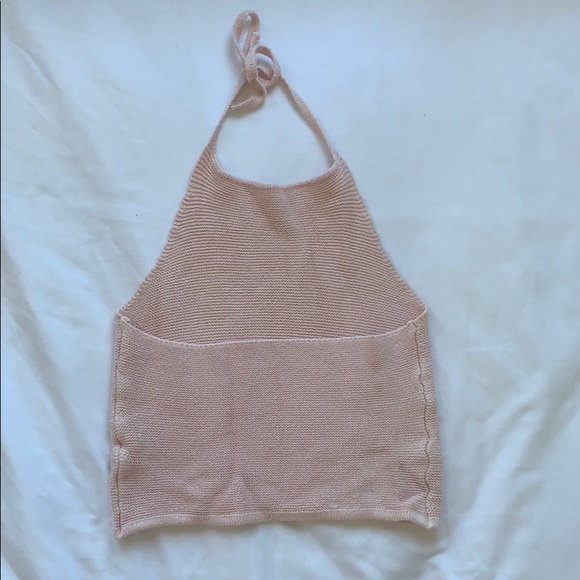 Pink Brandy Melville halter top - Picture 2 of 3